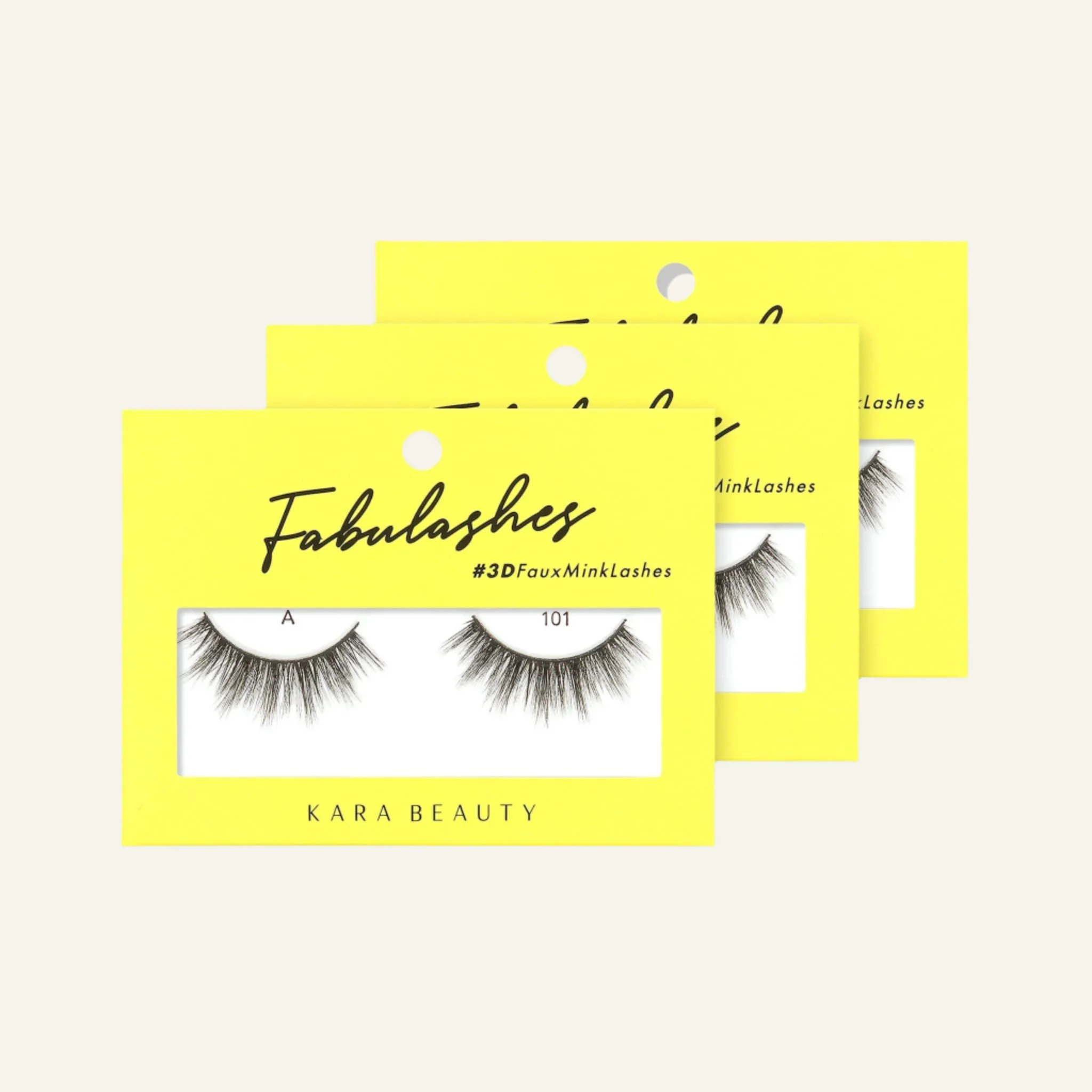 Fabulashes 3D Faux Mink False Eyelashes Style A101 - Image 2