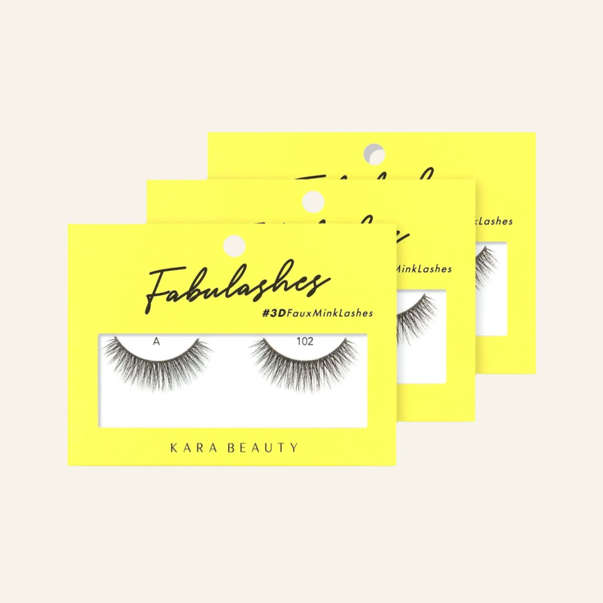 Fabulashes 3D Faux Mink False Eyelashes Style A102 - Image 3