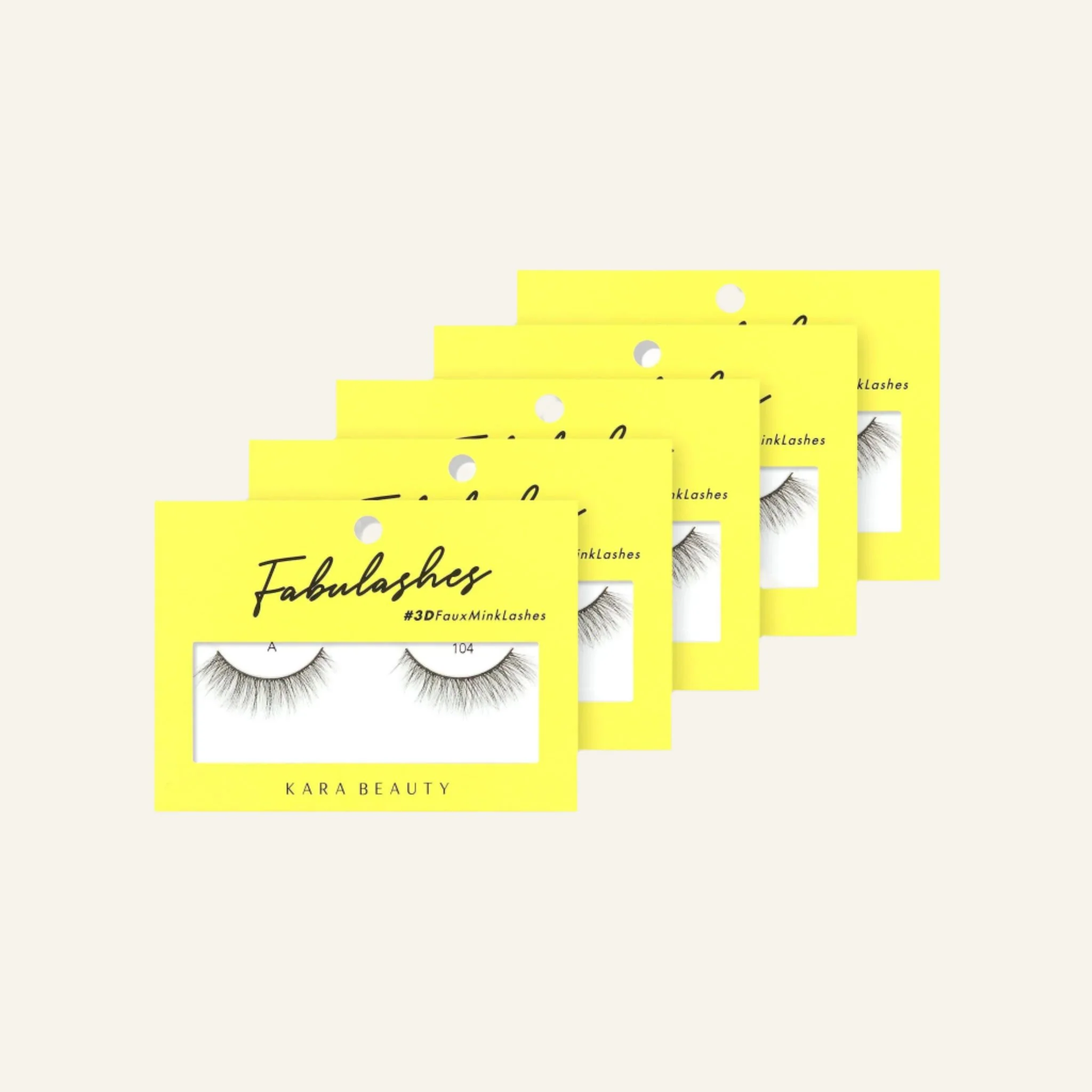 Fabulashes 3D Faux Mink False Eyelashes Style A104 - Image 4