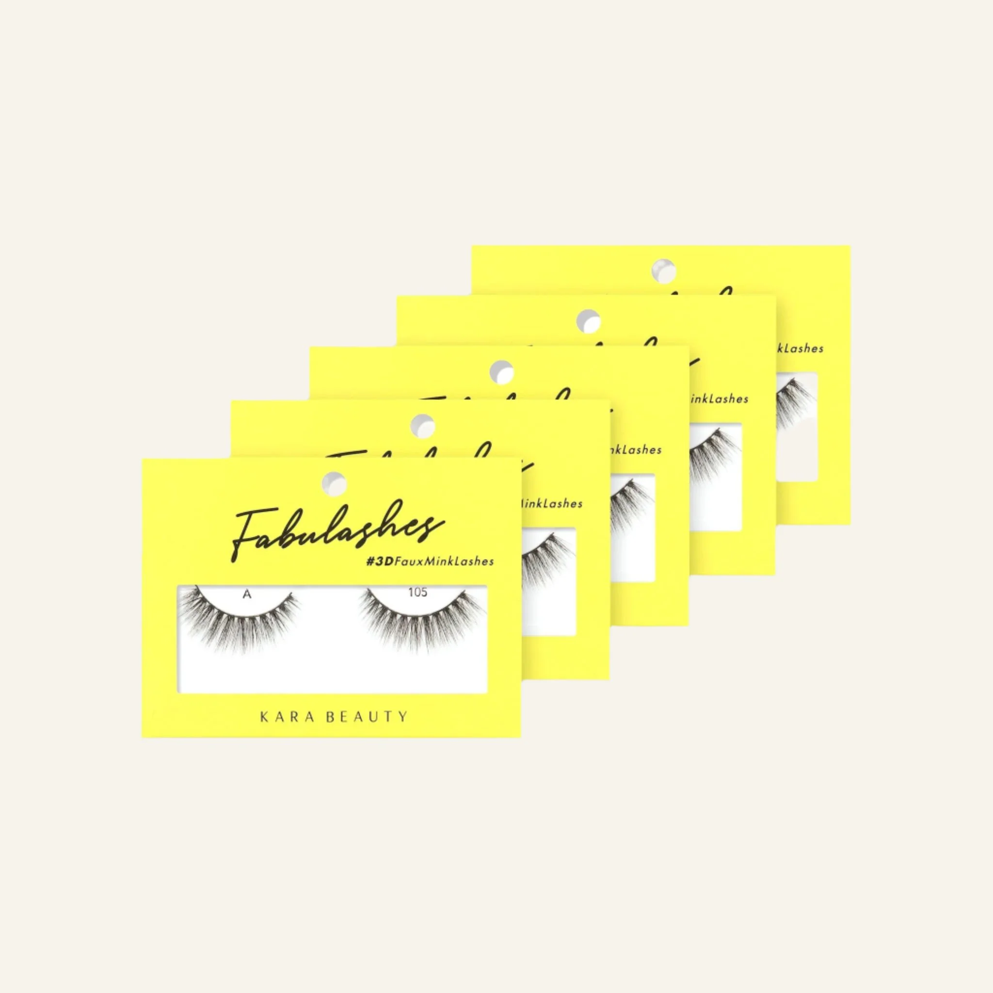 Fabulashes 3D Faux Mink False Eyelashes Style A105 - Image 4