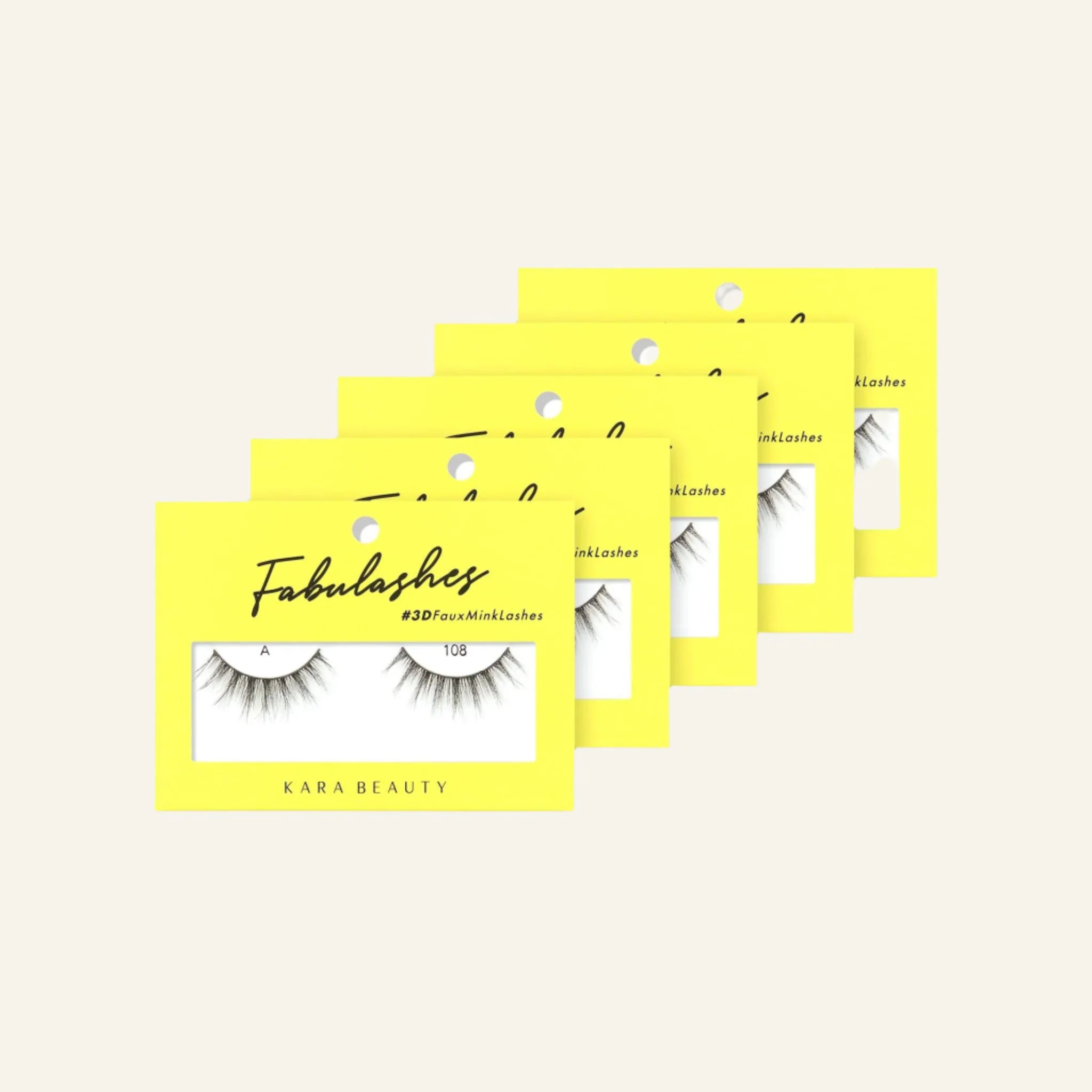 Fabulashes 3D Faux Mink False Eyelashes Style A108 - Image 4