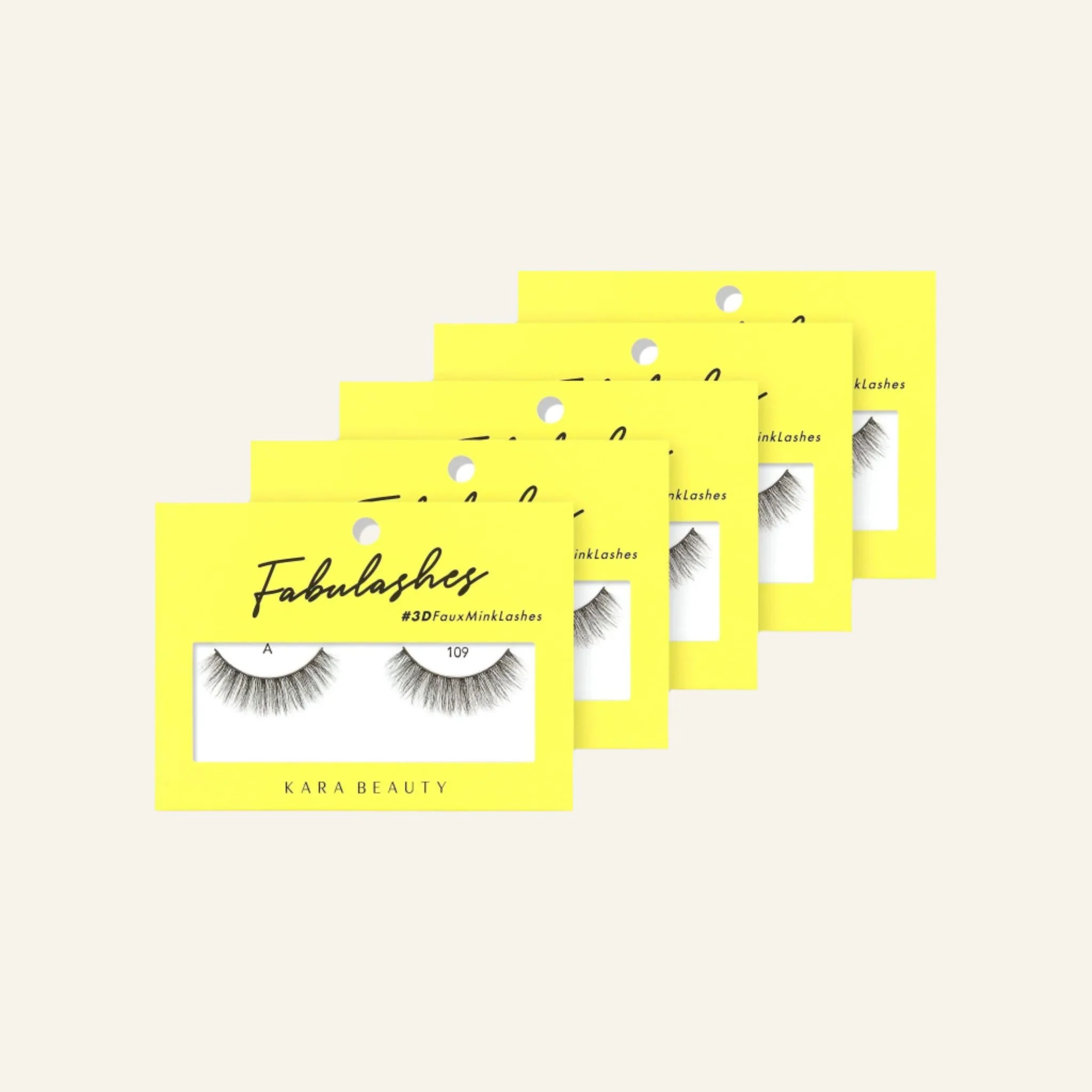 Fabulashes 3D Faux Mink False Eyelashes Style A109 - Image 4