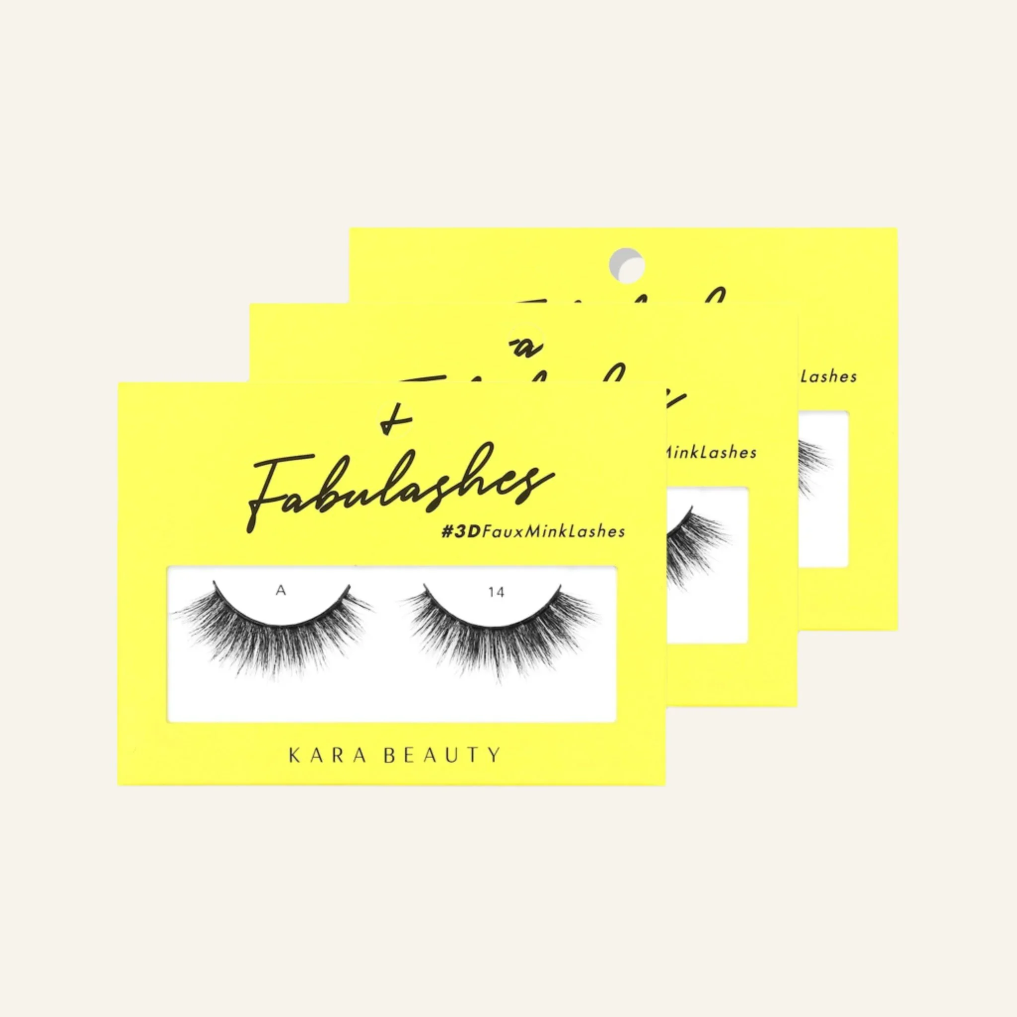 Fabulashes 3D Faux Mink False Eyelashes Style A14 - Image 5