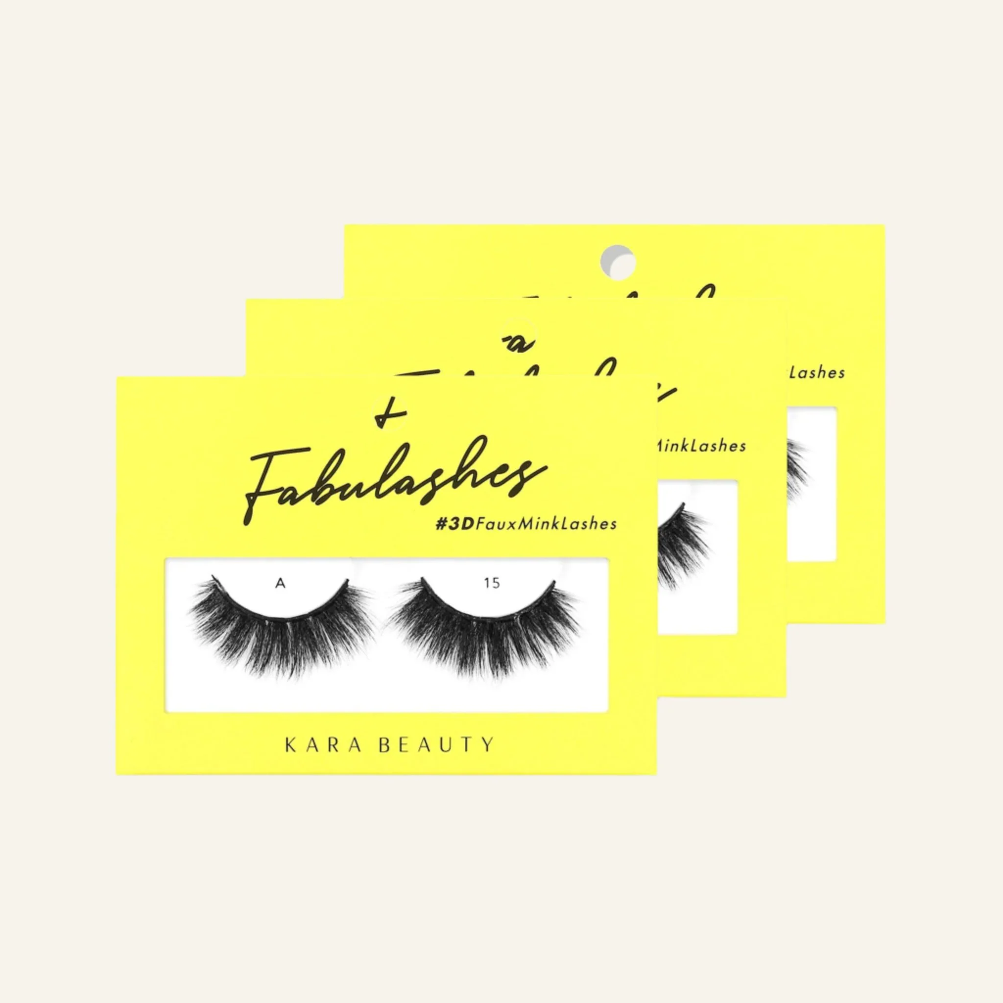 Fabulashes 3D Faux Mink False Eyelashes Style A15 - Image 4