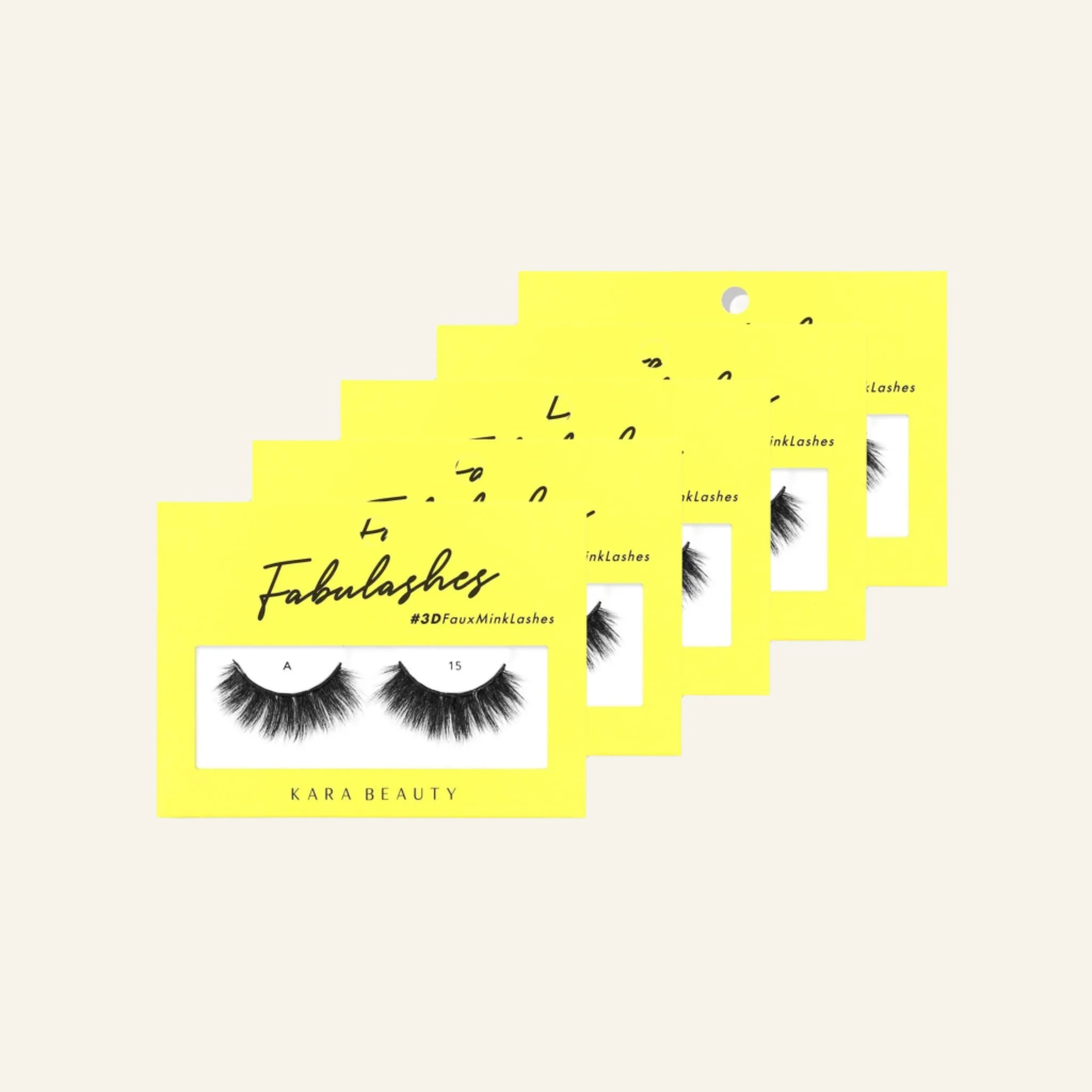 Fabulashes 3D Faux Mink False Eyelashes Style A15 - Image 5