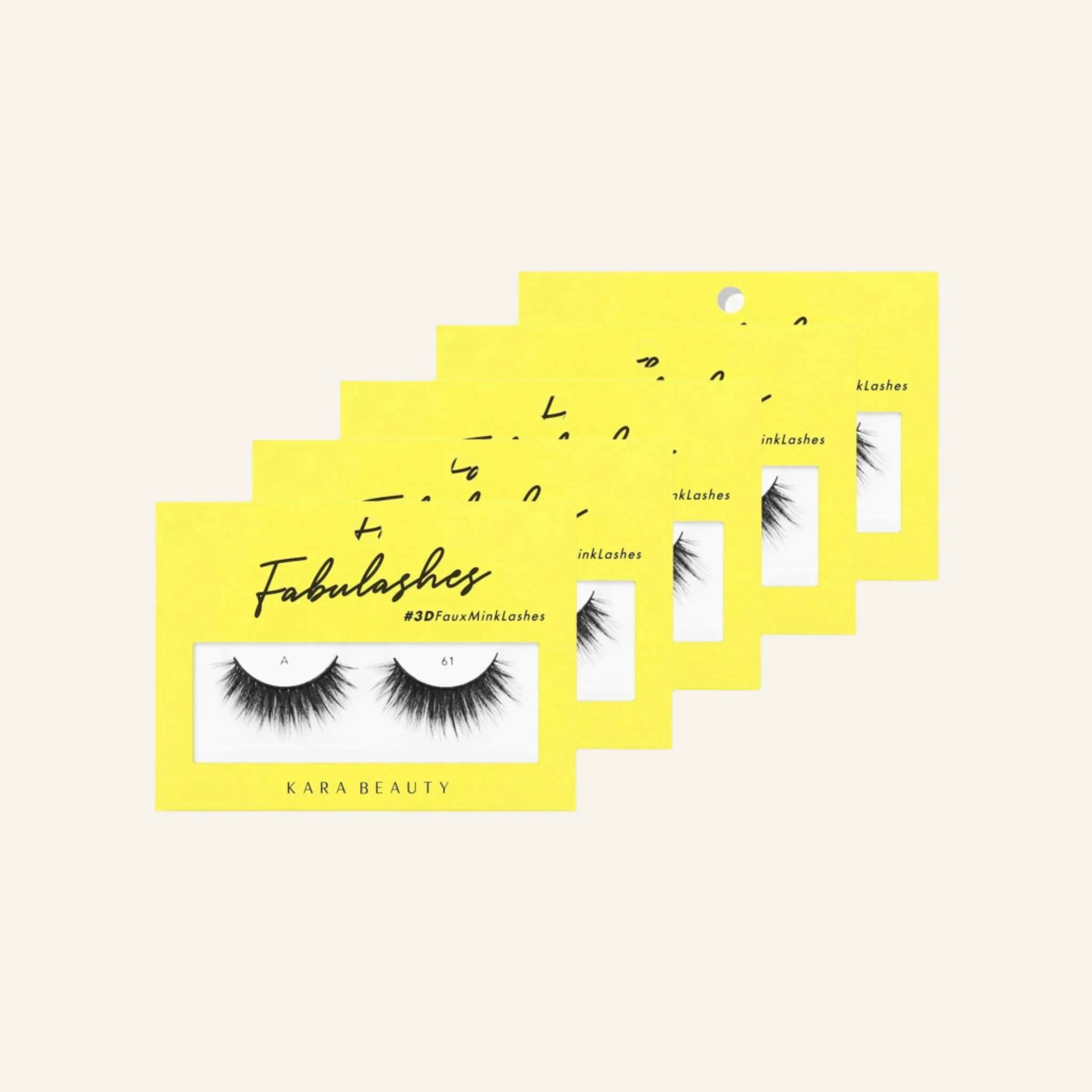Fabulashes 3D Faux Mink False Eyelashes Style A61 - Image 5