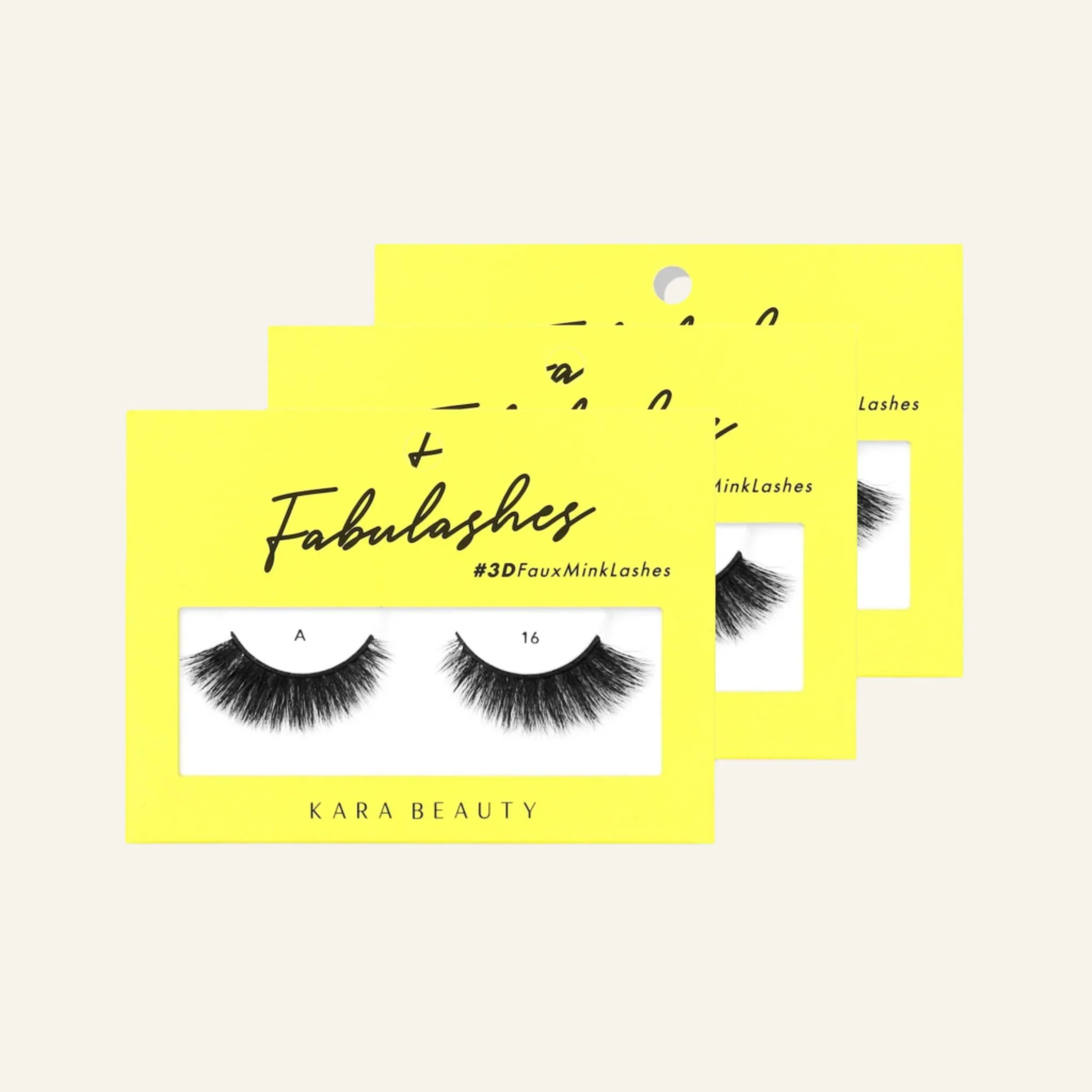 Fabulashes 3D Faux Mink False Eyelashes Style A16 - Image 4