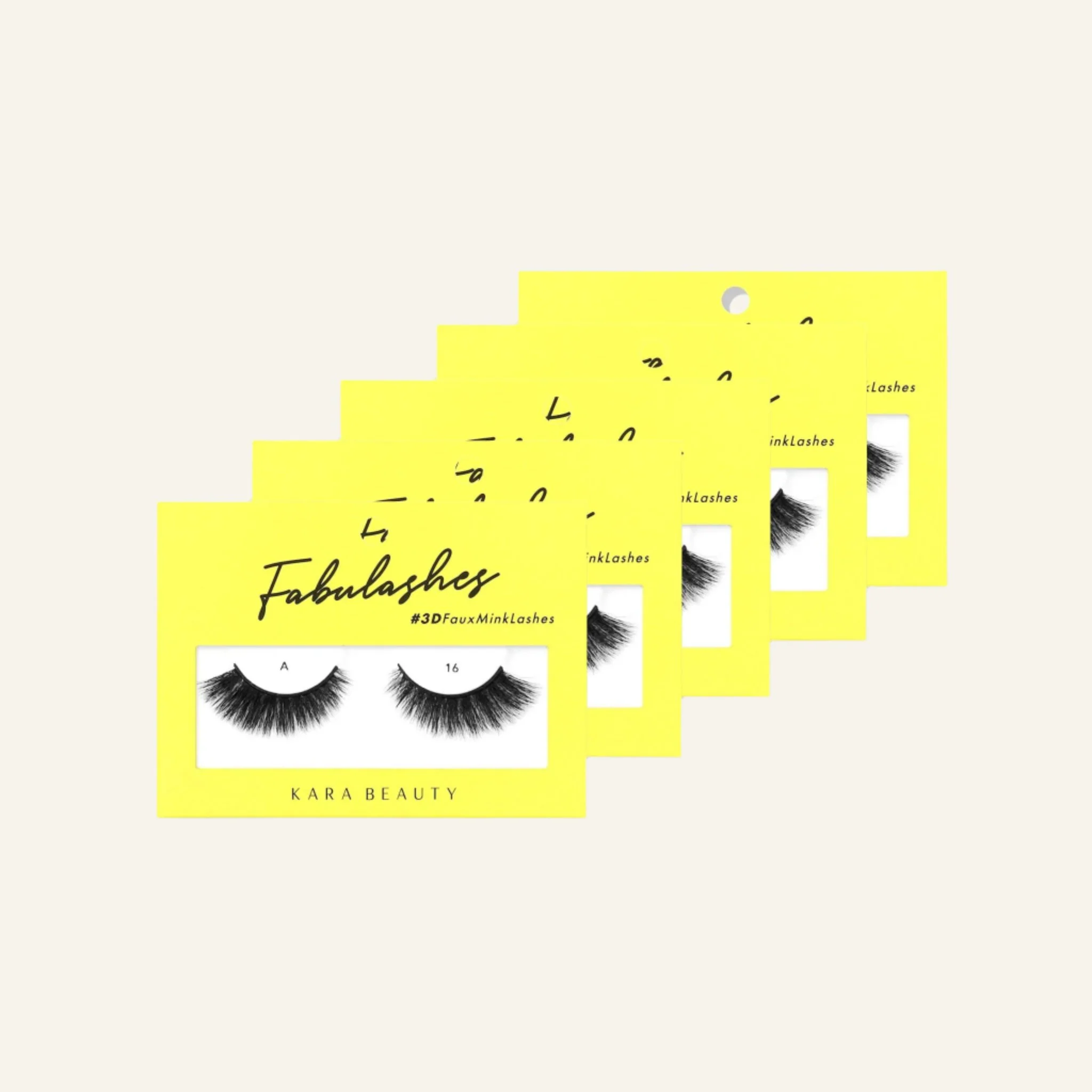 Fabulashes 3D Faux Mink False Eyelashes Style A16 - Image 5