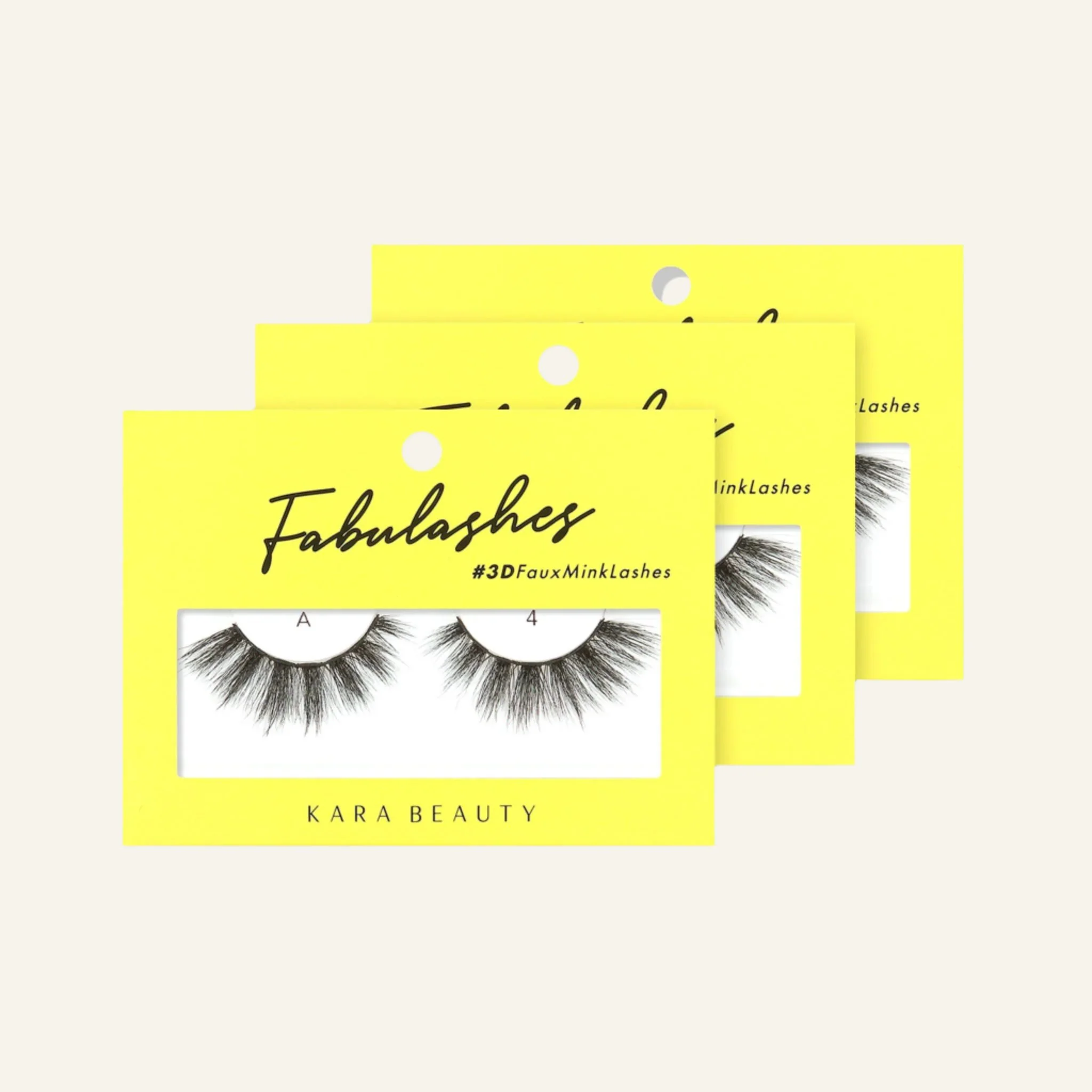 Fabulashes 3D Faux Mink False Eyelashes Style A4 - Image 4