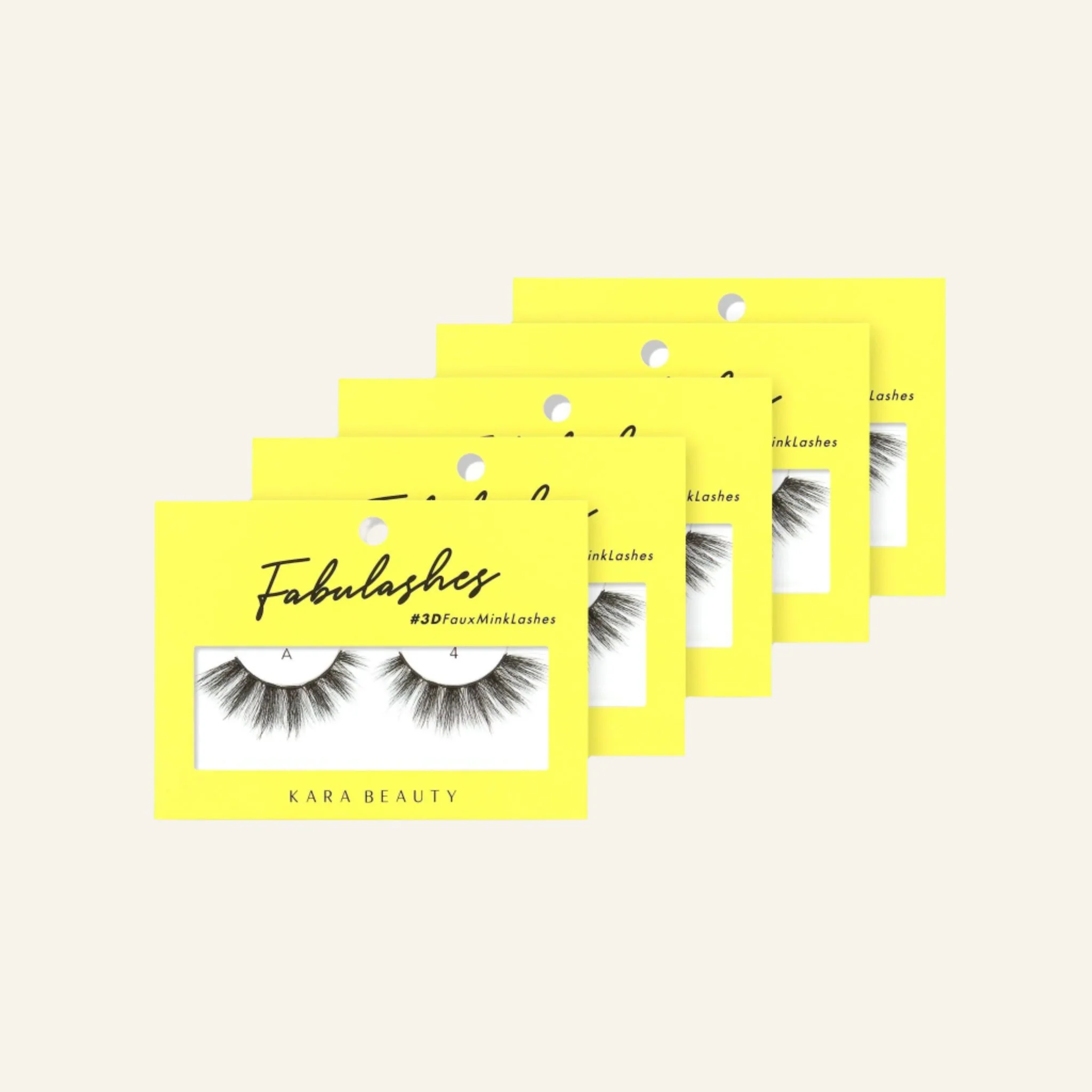 Fabulashes 3D Faux Mink False Eyelashes Style A4 - Image 5