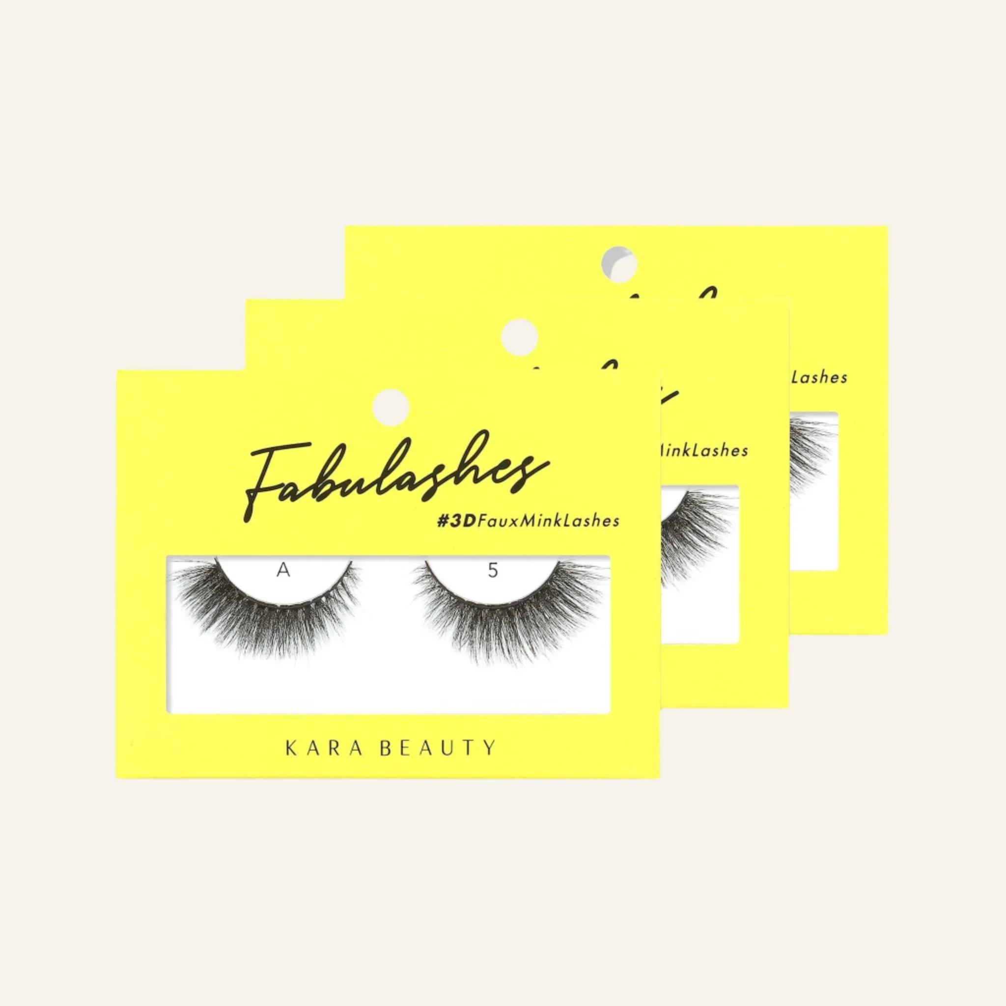 Fabulashes 3D Faux Mink False Eyelashes Style A5 - Image 4