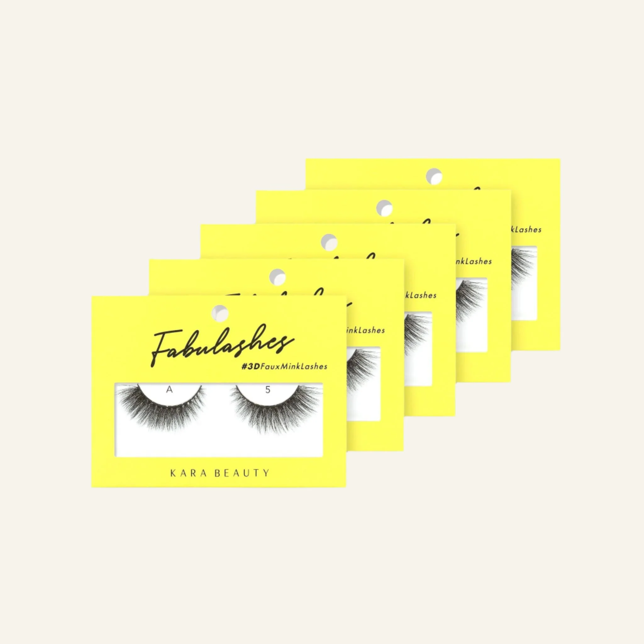 Fabulashes 3D Faux Mink False Eyelashes Style A5 - Image 5