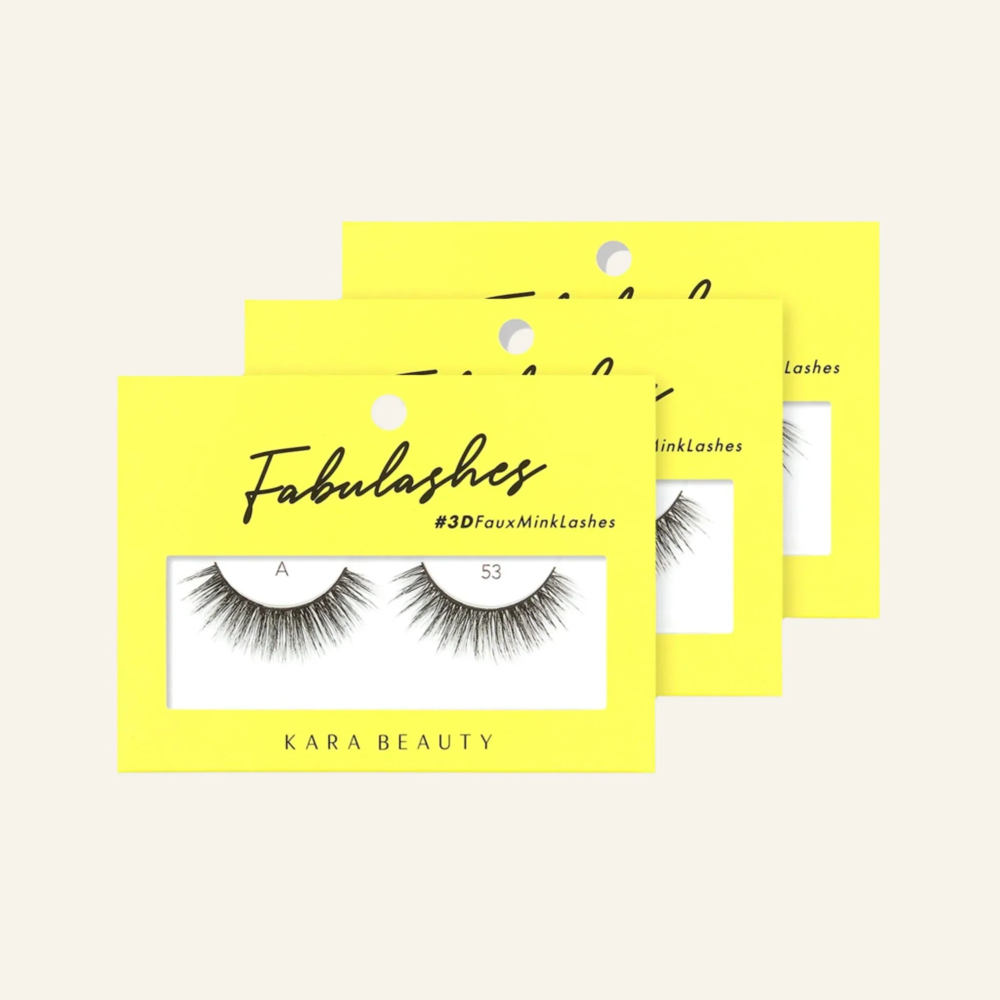 Fabulashes 3D Faux Mink False Eyelashes Style A53 - Image 3