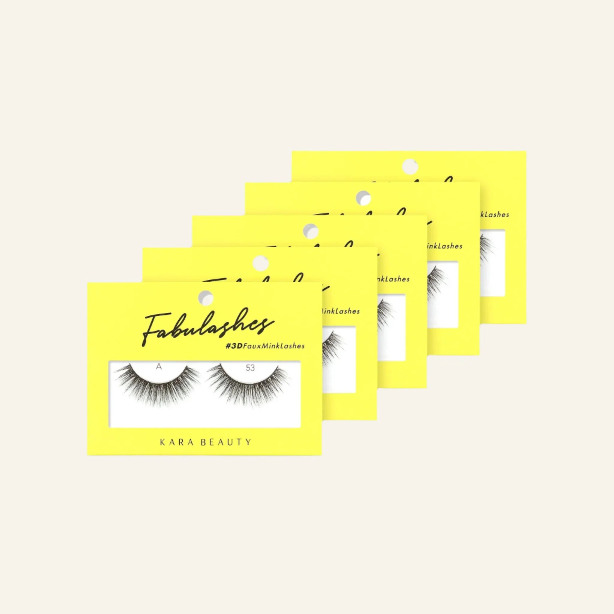 Fabulashes 3D Faux Mink False Eyelashes Style A53 - Image 4