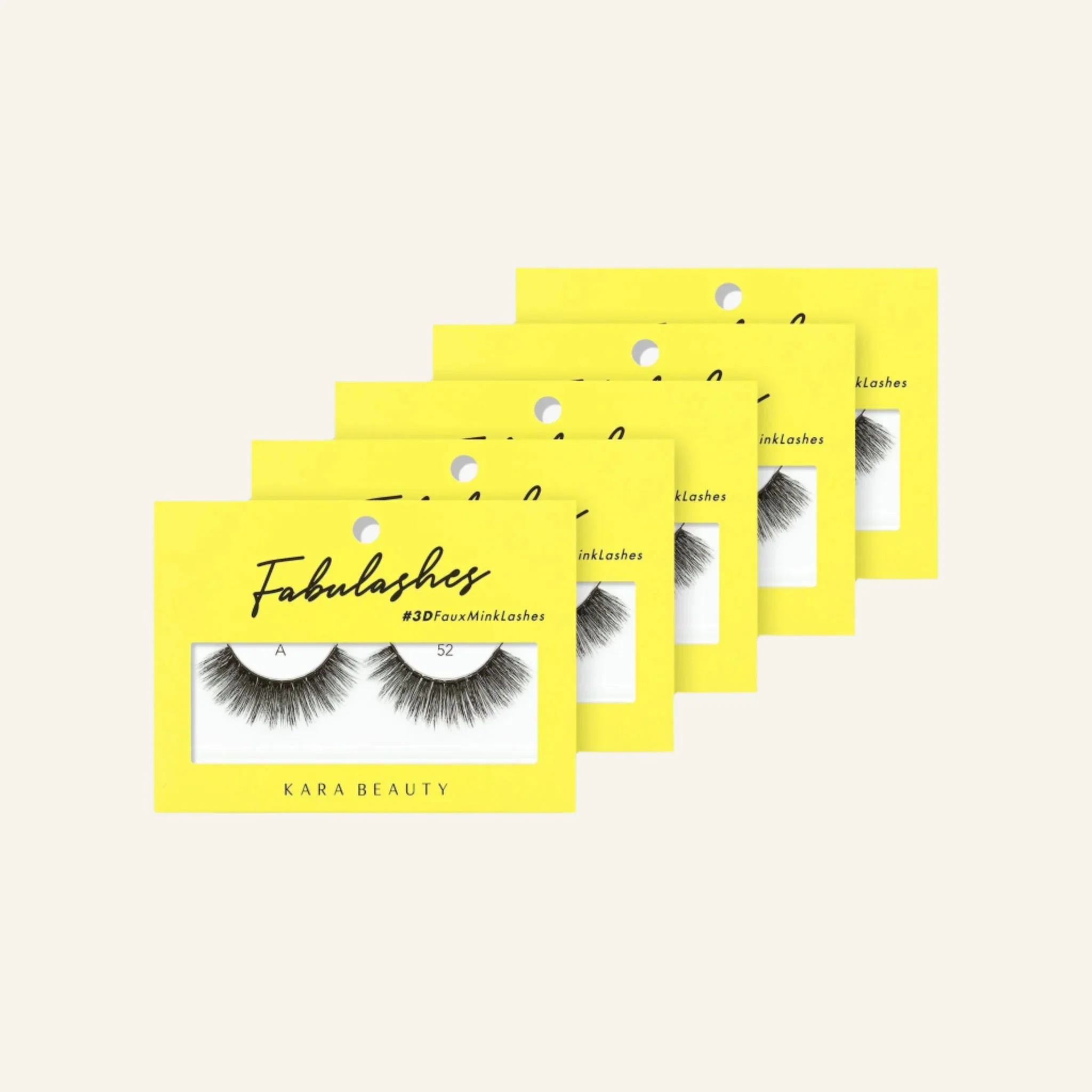 Fabulashes 3D Faux Mink False Eyelashes Style A52 - Image 4