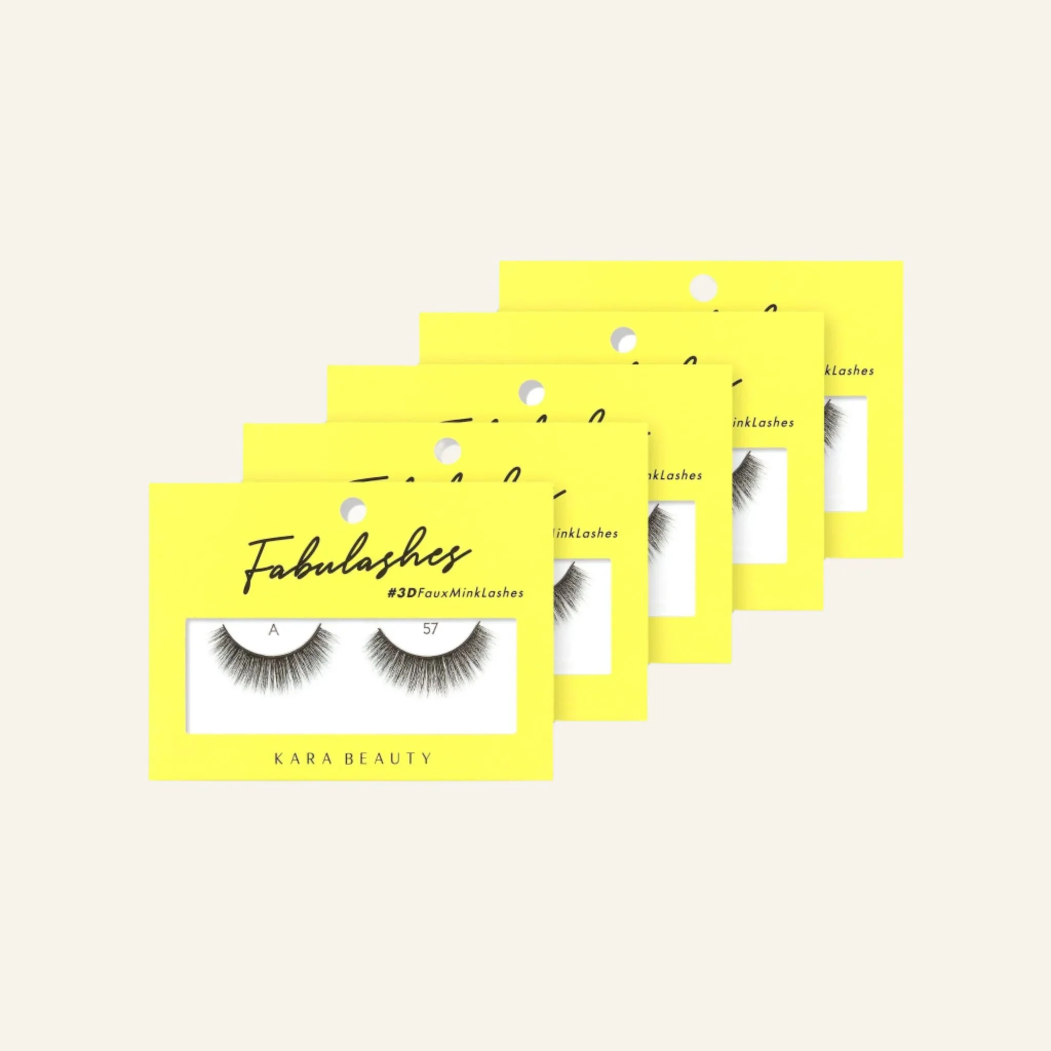 Fabulashes 3D Faux Mink False Eyelashes Style A57 - Image 4