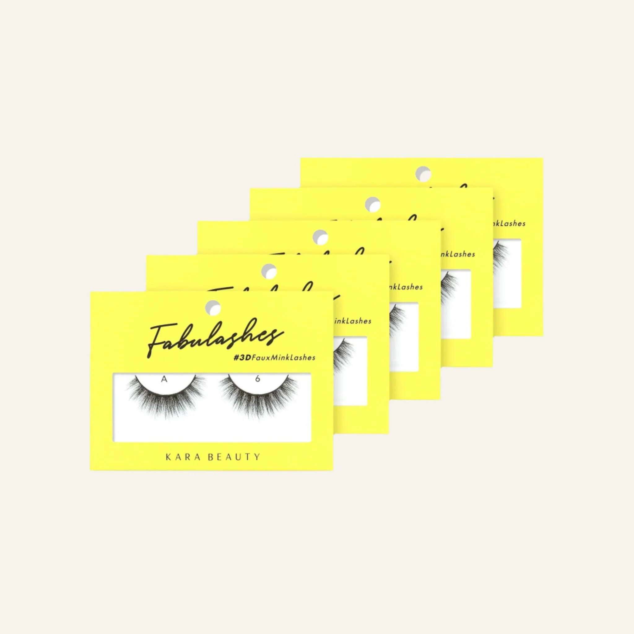Fabulashes 3D Faux Mink False Eyelashes Style A6 - Image 5