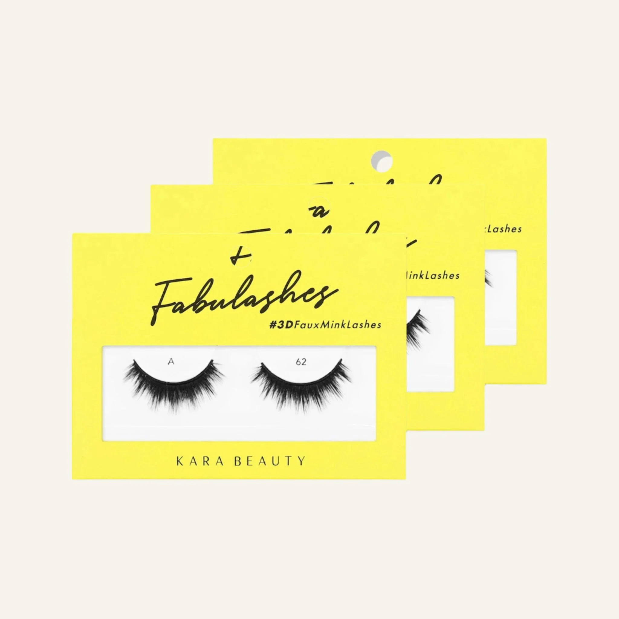 Fabulashes 3D Faux Mink False Eyelashes Style A62 - Image 4