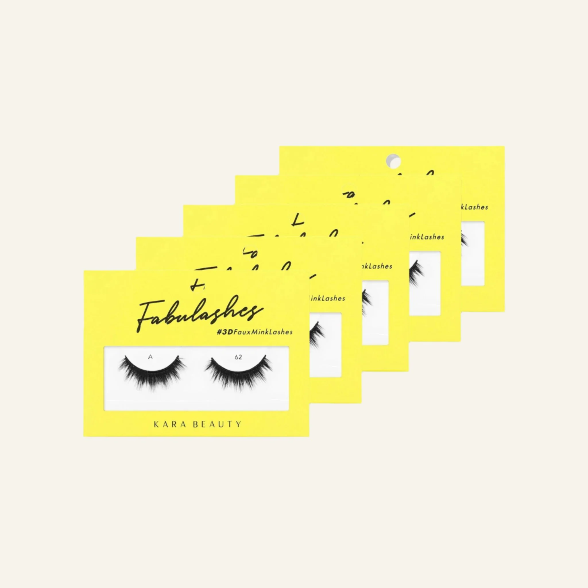 Fabulashes 3D Faux Mink False Eyelashes Style A62 - Image 5