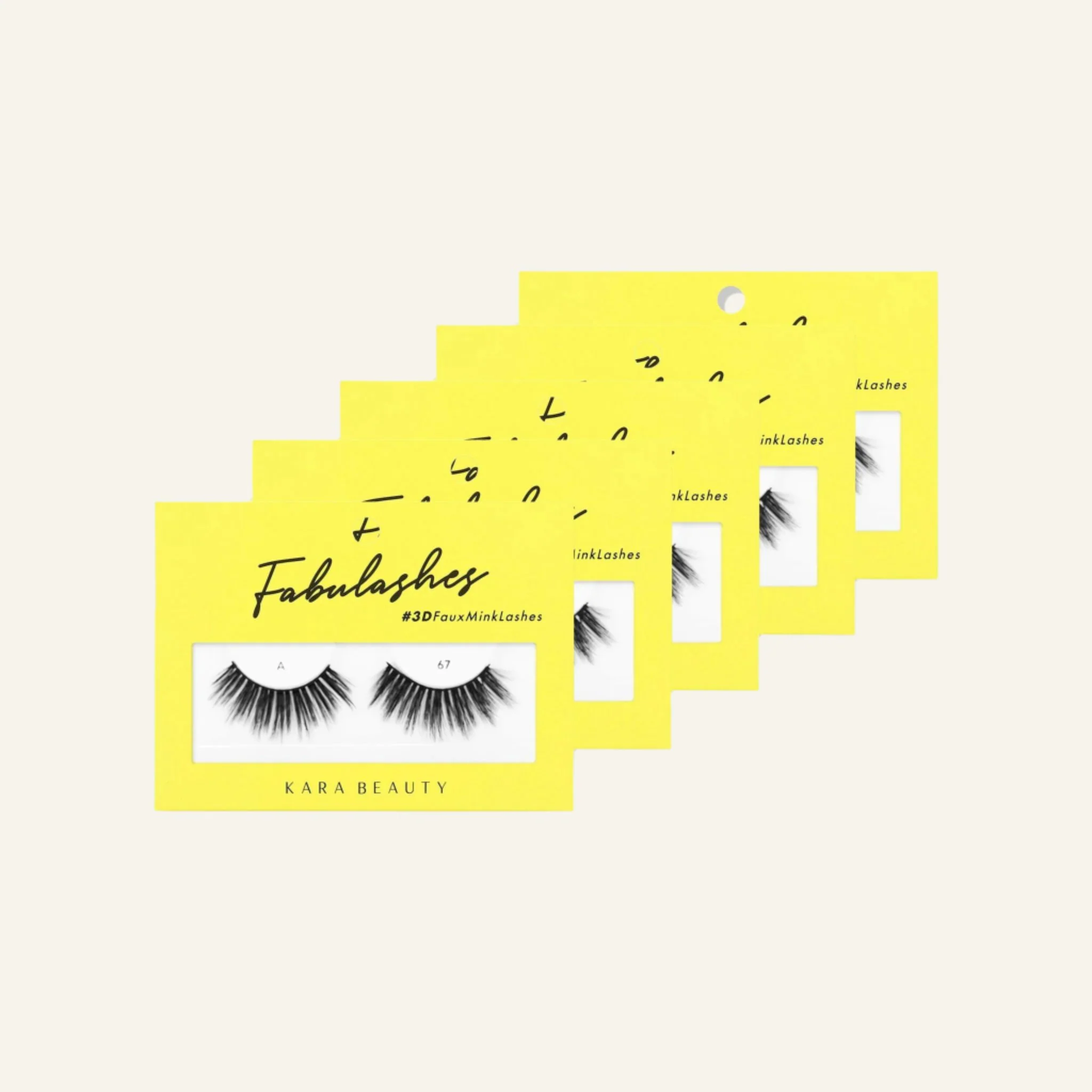 Fabulashes 3D Faux Mink False Eyelashes Style A67 - Image 5