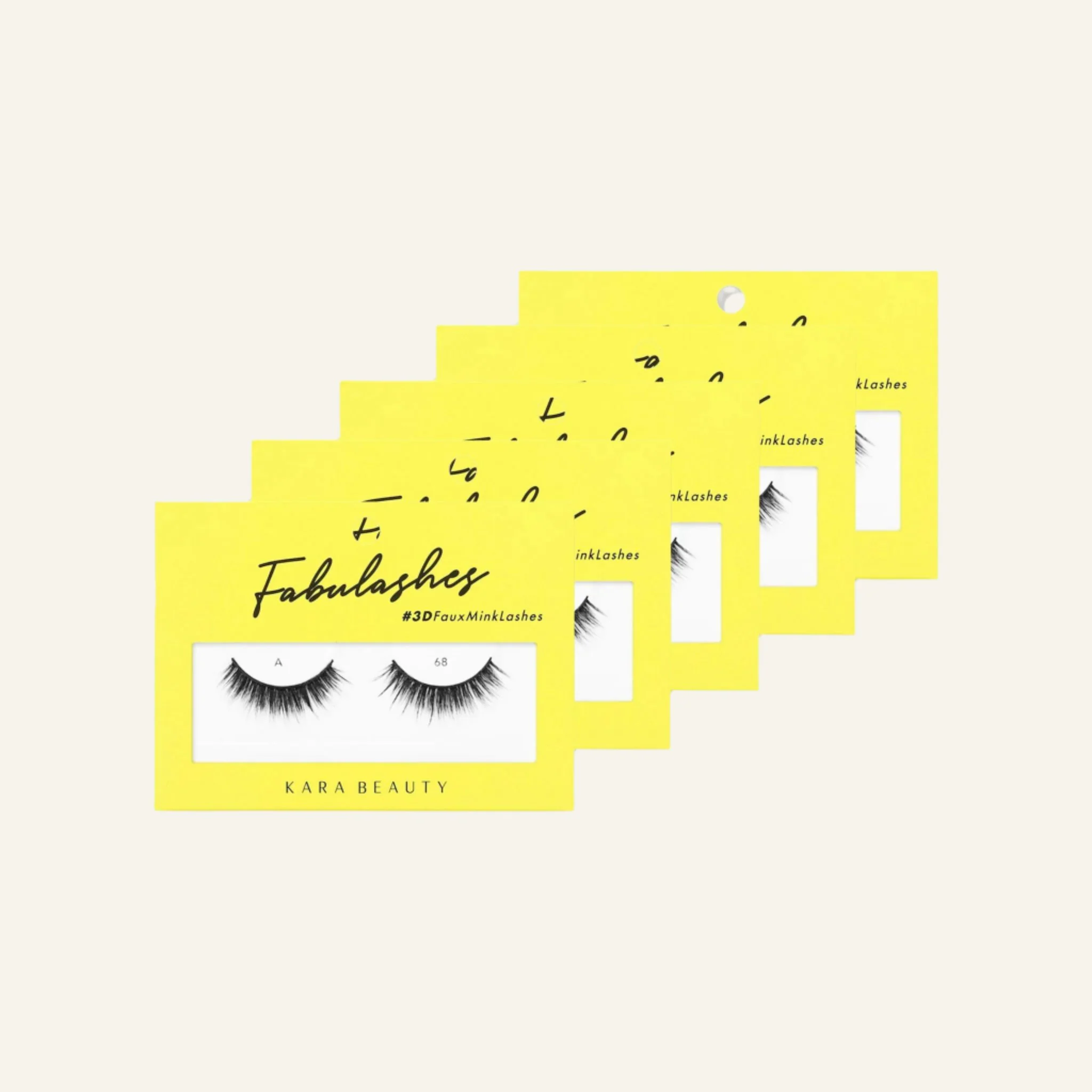 Fabulashes 3D Faux Mink False Eyelashes Style A68 - Image 5