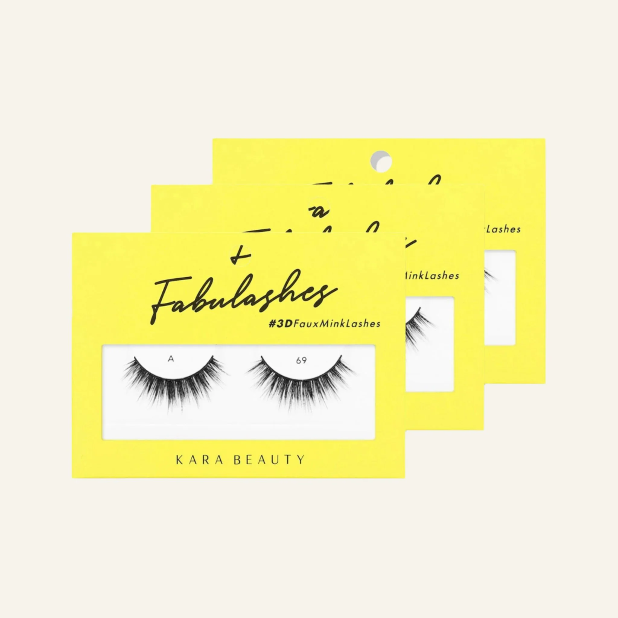 Fabulashes 3D Faux Mink False Eyelashes Style A69 - Image 4