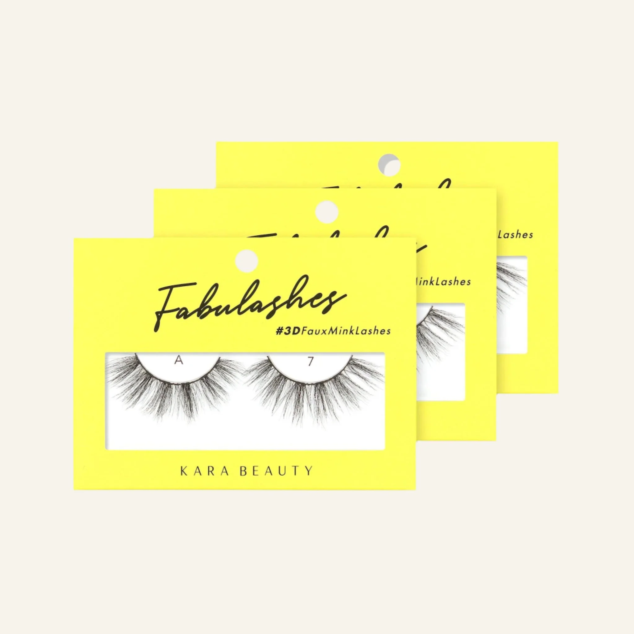 Fabulashes 3D Faux Mink False Eyelashes Style A7 - Image 4