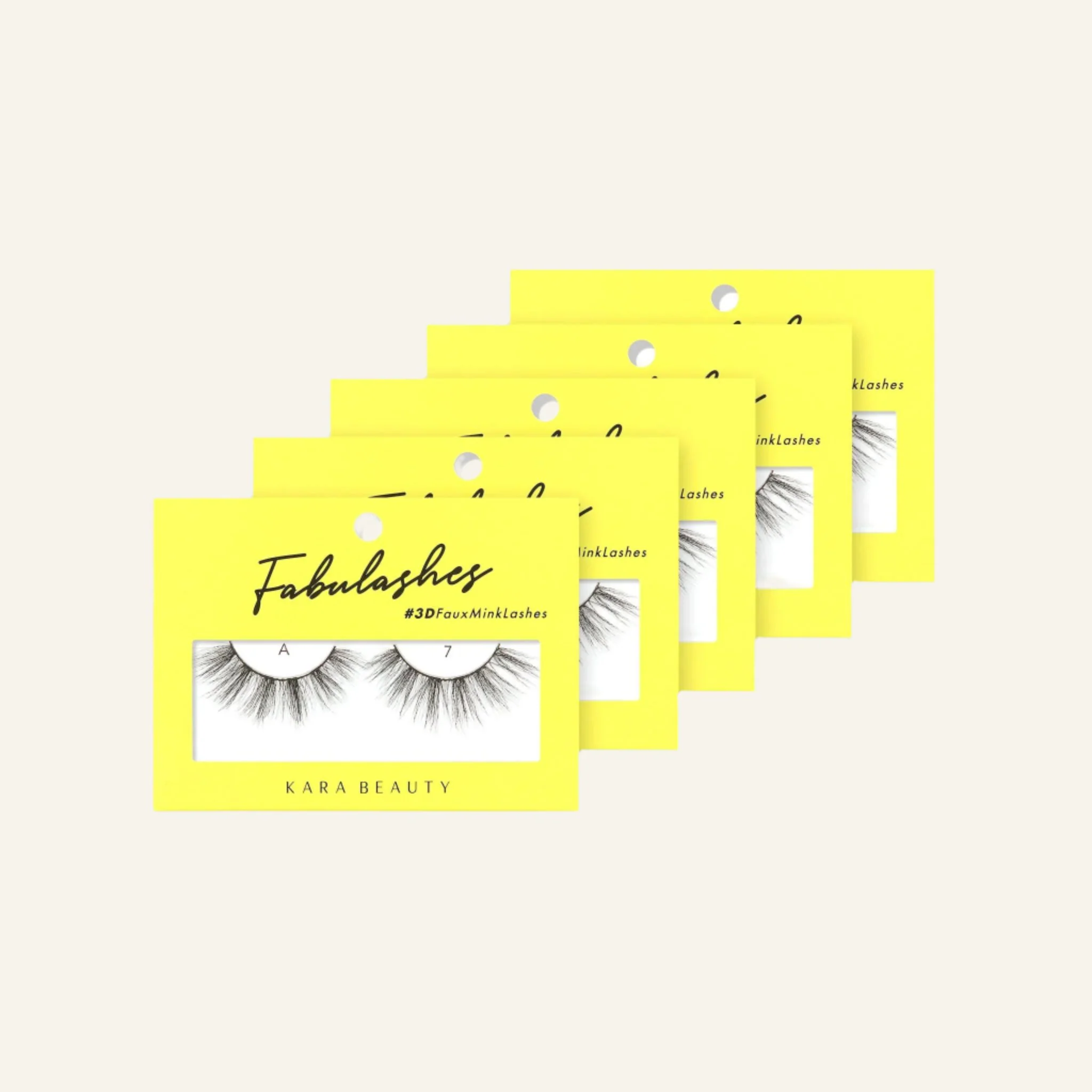 Fabulashes 3D Faux Mink False Eyelashes Style A7 - Image 5