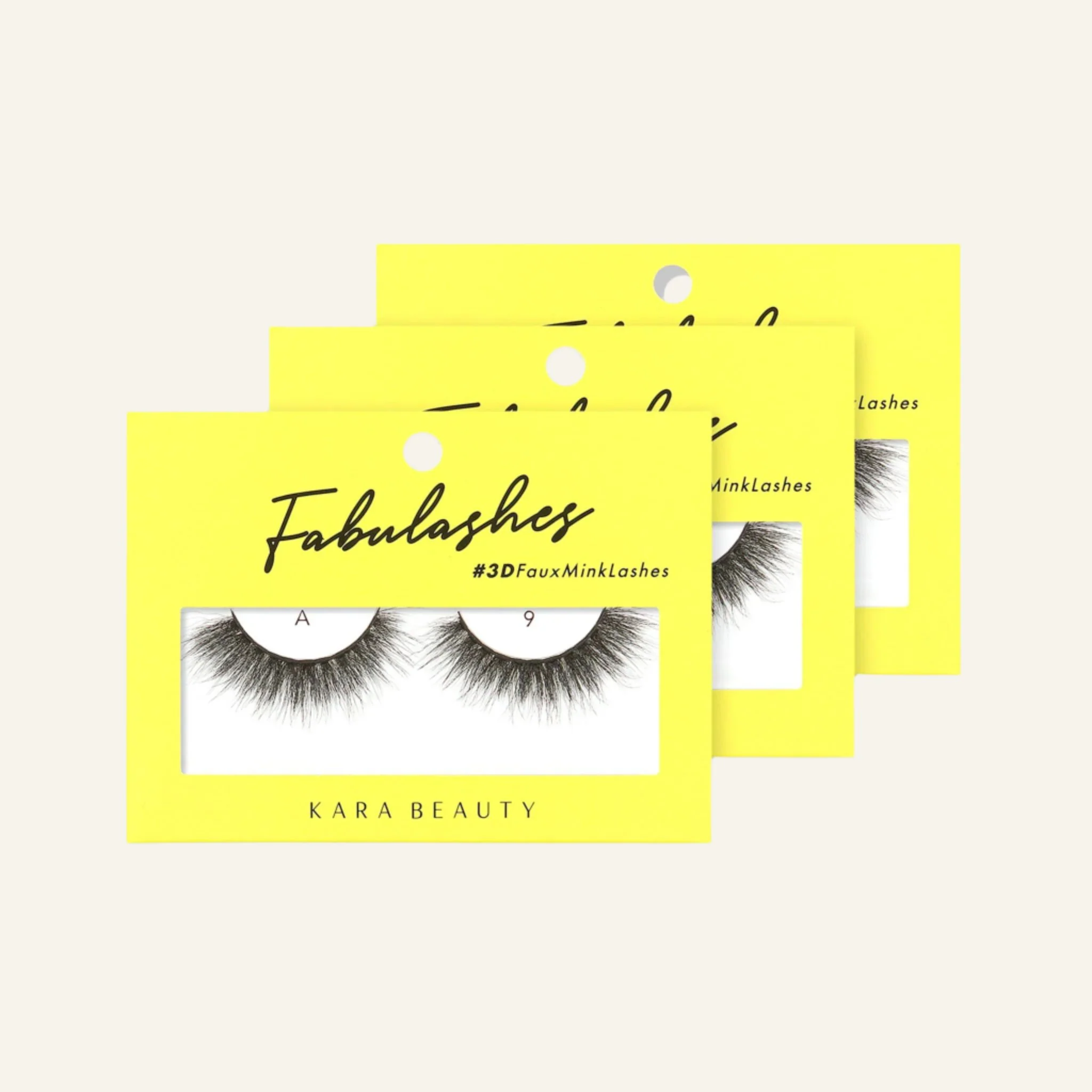 Fabulashes 3D Faux Mink False Eyelashes Style A9 - Image 4