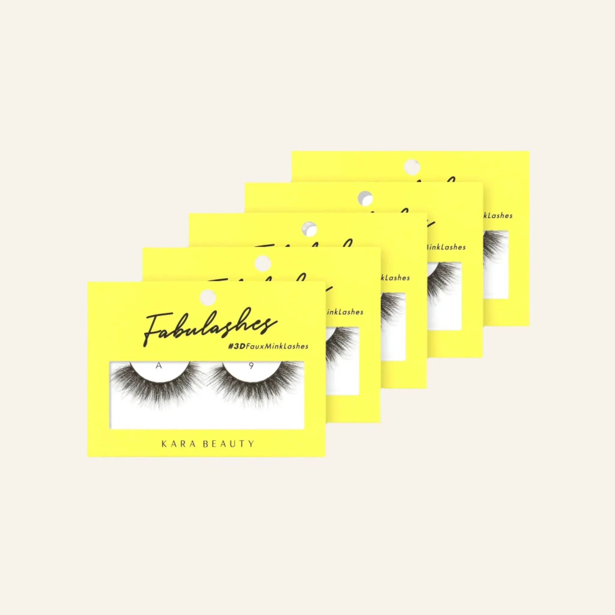 Fabulashes 3D Faux Mink False Eyelashes Style A9 - Image 5