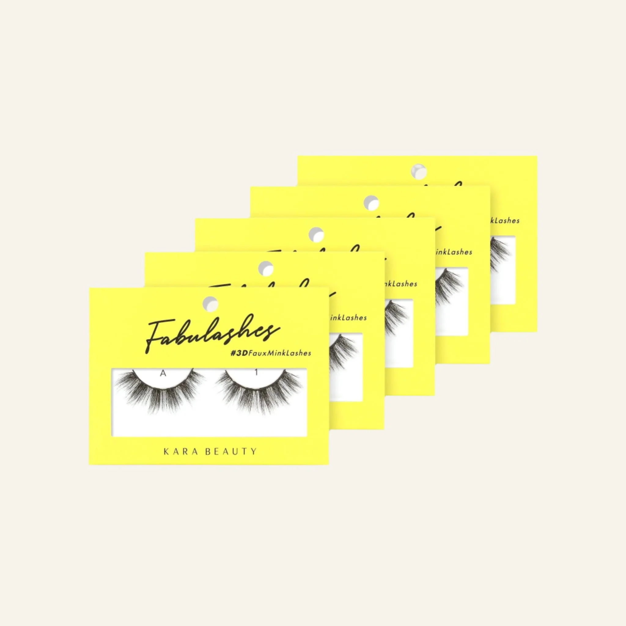 Fabulashes 3D Faux Mink False Eyelashes Style A1 - Image 5
