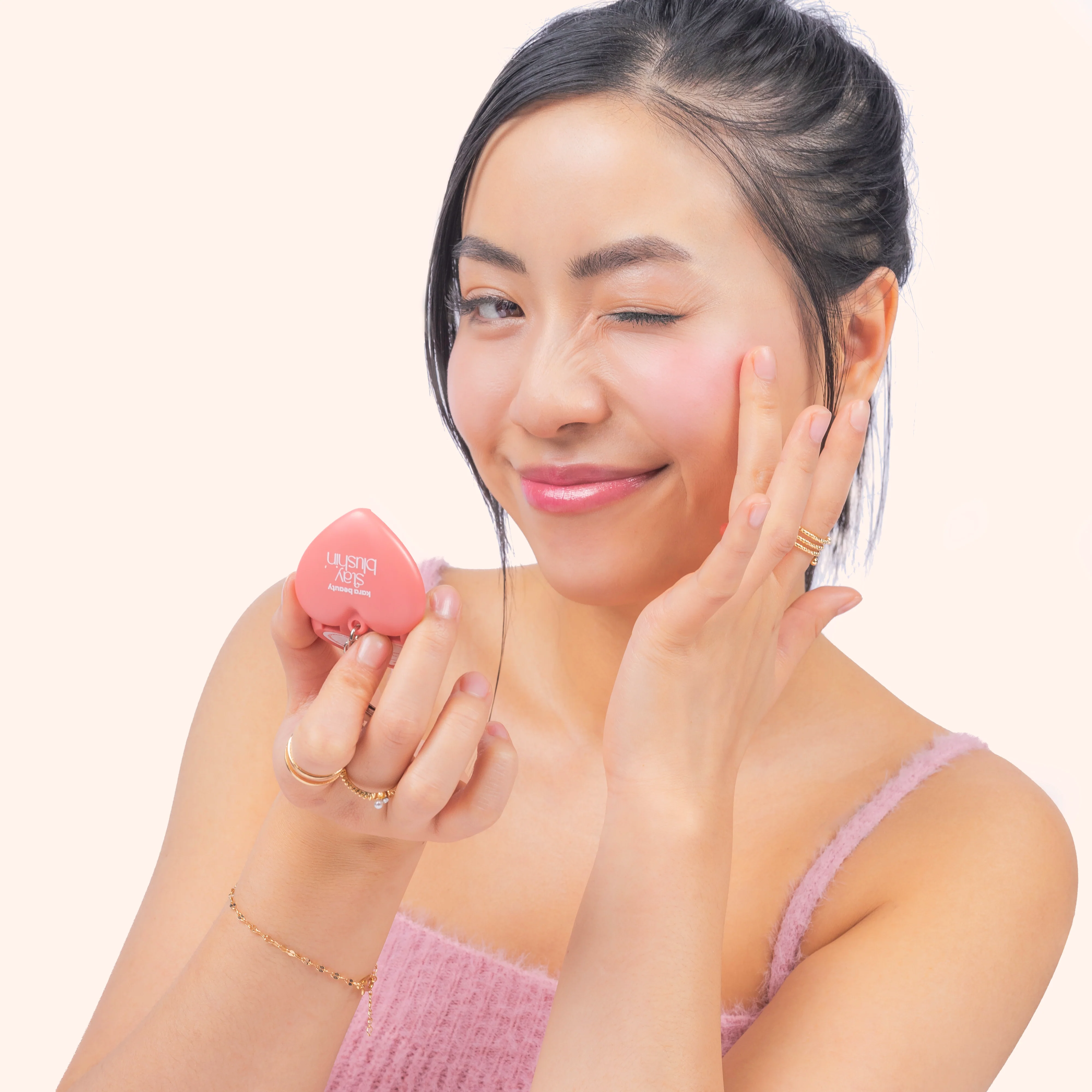 Stay Blushin! Lip and Cheek Cream Blush Keychain - Image 6