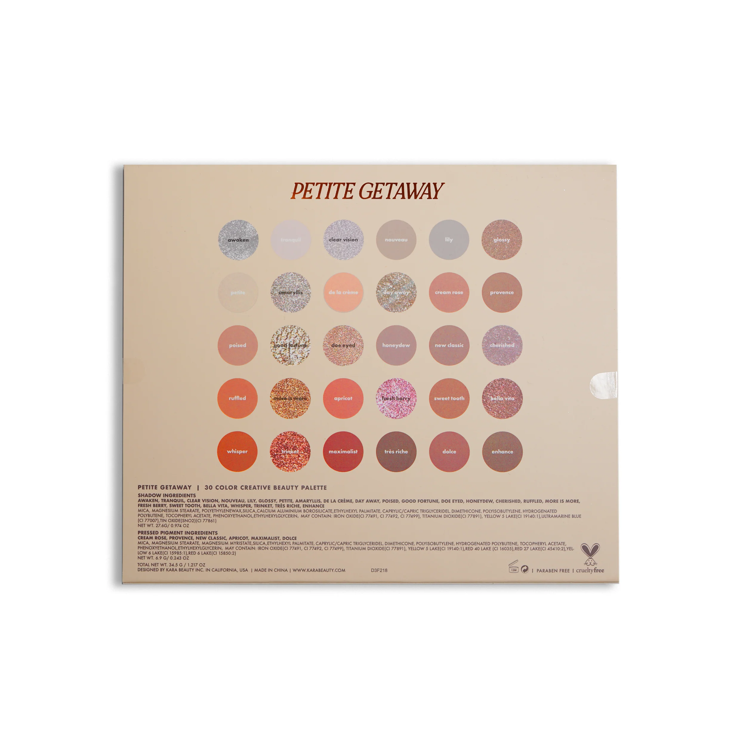 PETITE GETAWAY CREATIVE BEAUTY PALETTE - Image 4